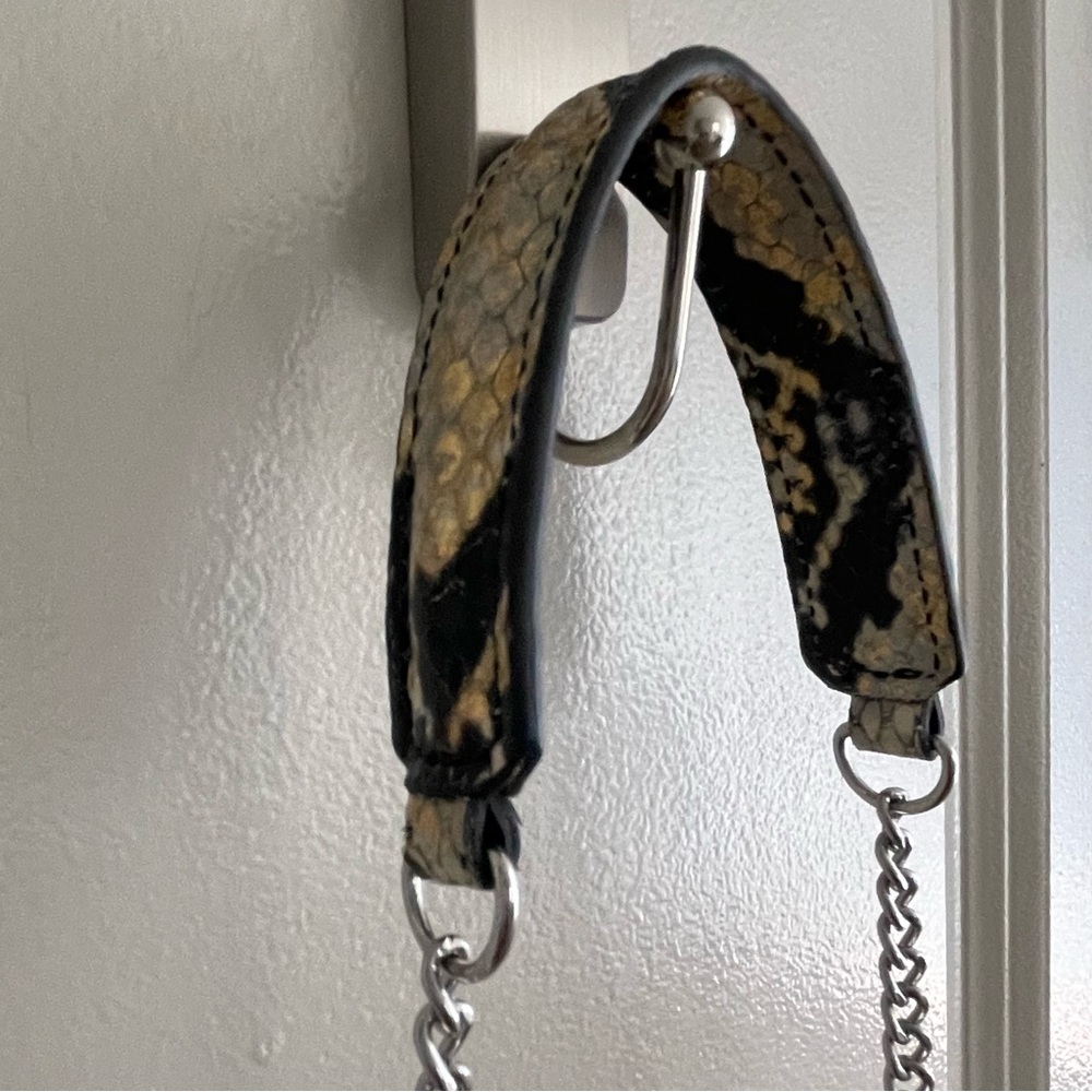 Gigi New York Mini Python Envelope Sliver Chain C… - image 8